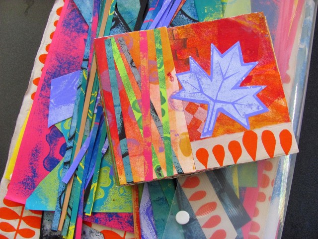 Printmaking examples from Dorit Elisha